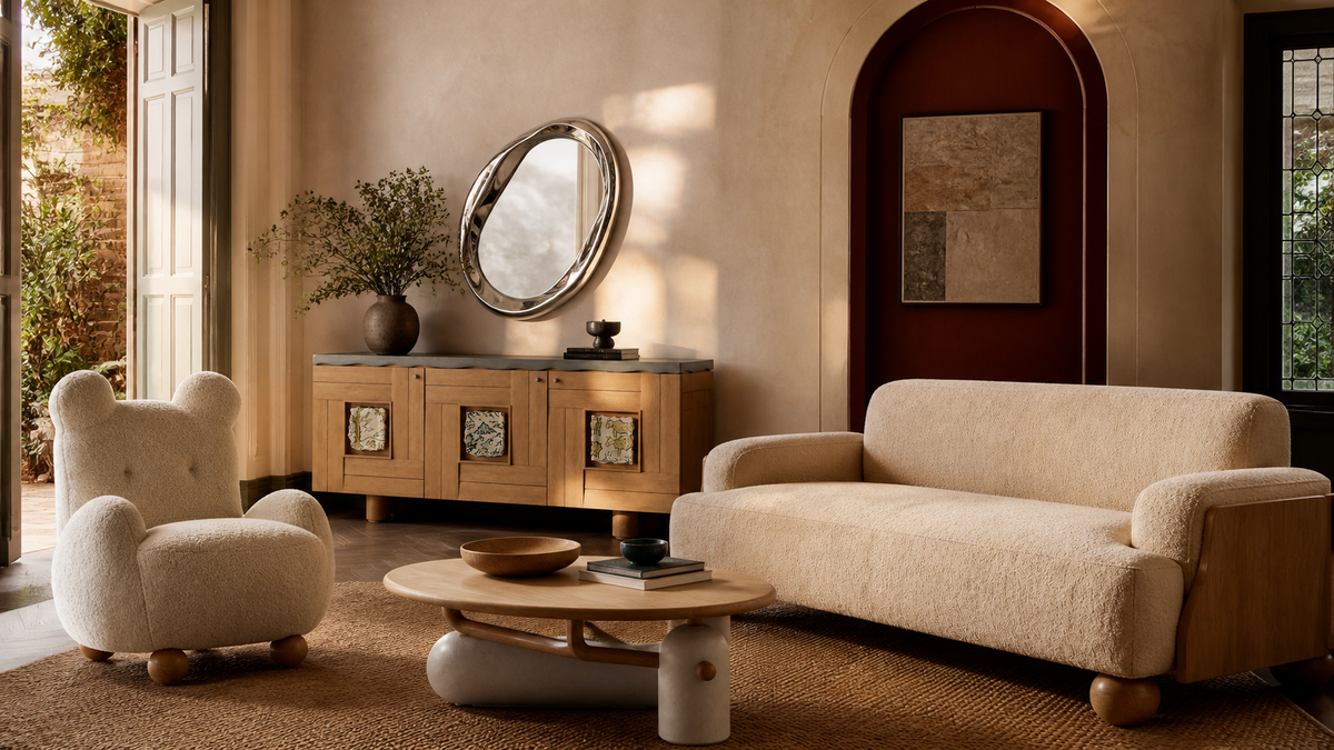 CHROMA & CHORA furniture furnishing a warm contemporary Sydney residence