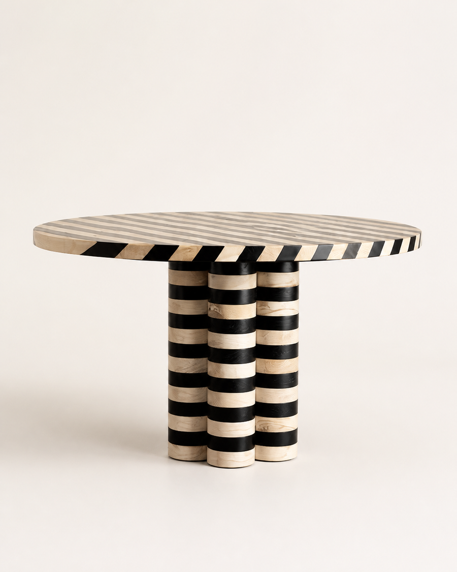 Moss Round Dining Table — front view