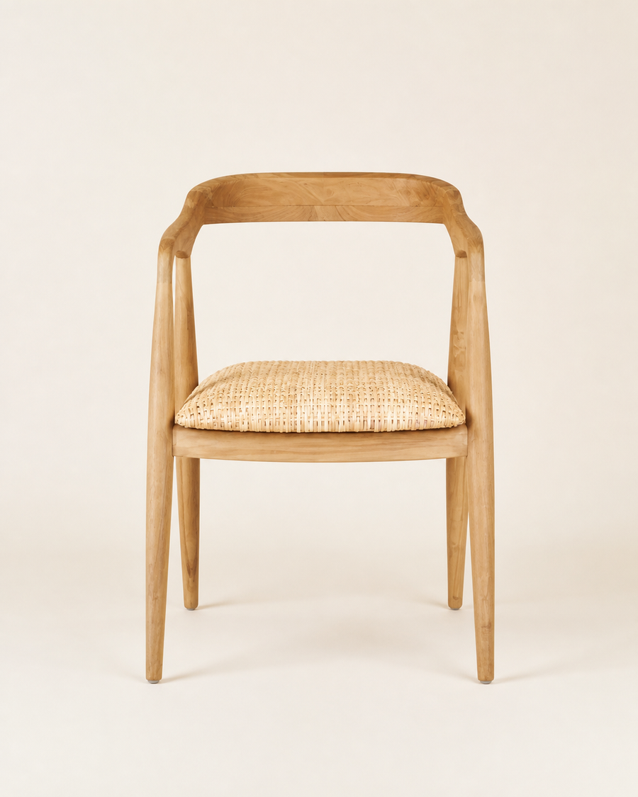 Nook Cane Chair — front view