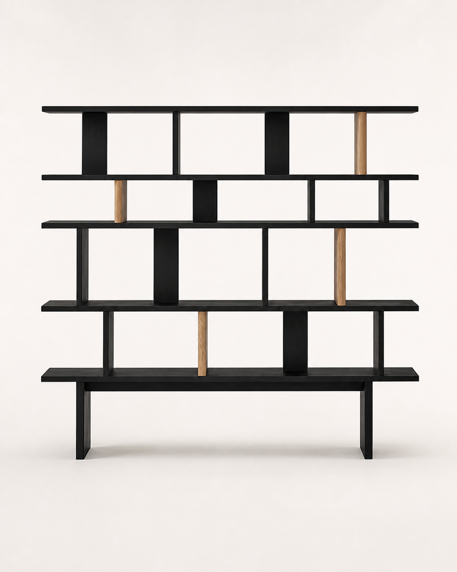 Pebble Shelving Unit — front view