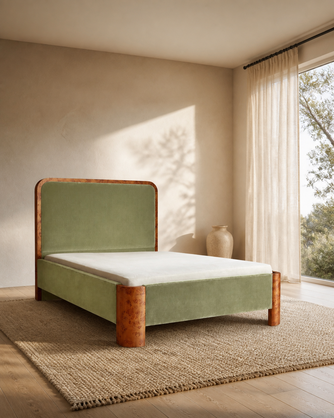 Arc Bed — lifestyle interior scene