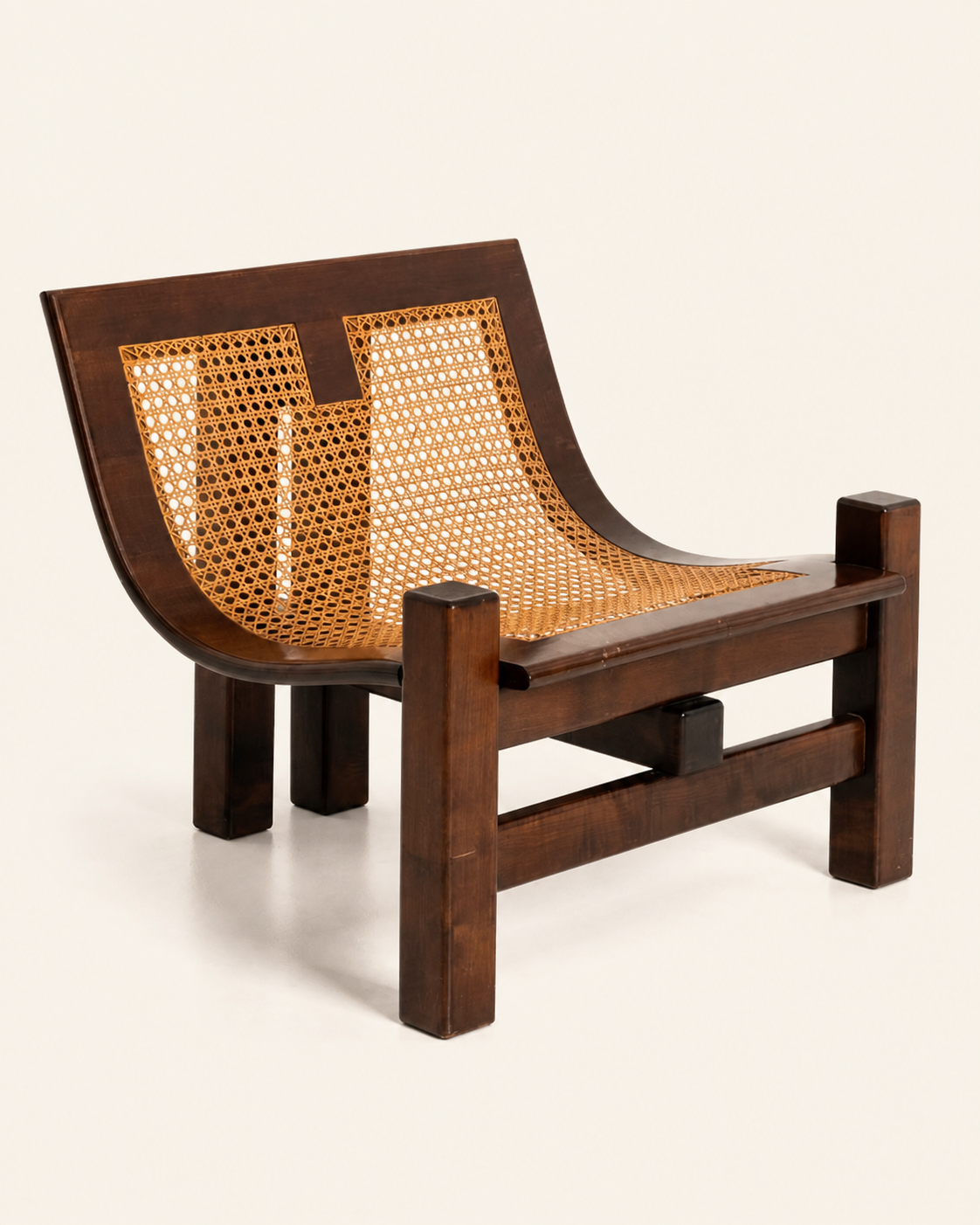 Arc Cane Chair — material detail