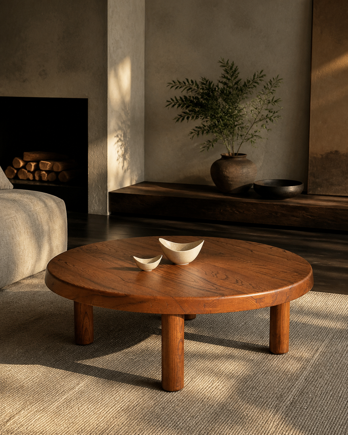 Arc Coffee Table — lifestyle interior scene