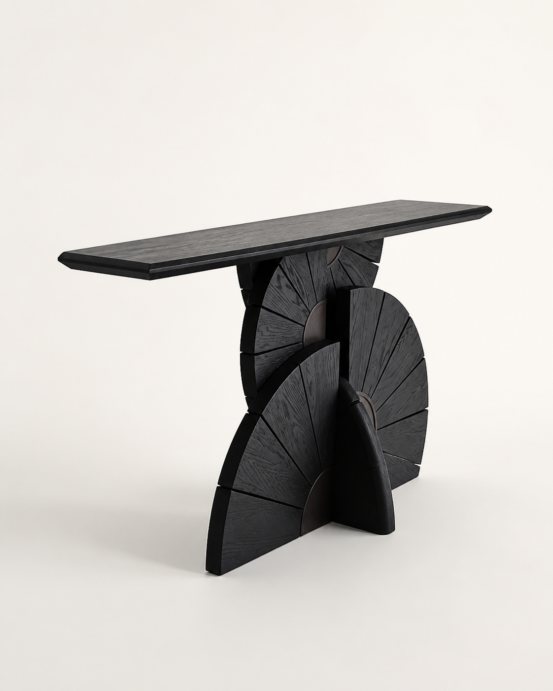 Arc Console Table — side view