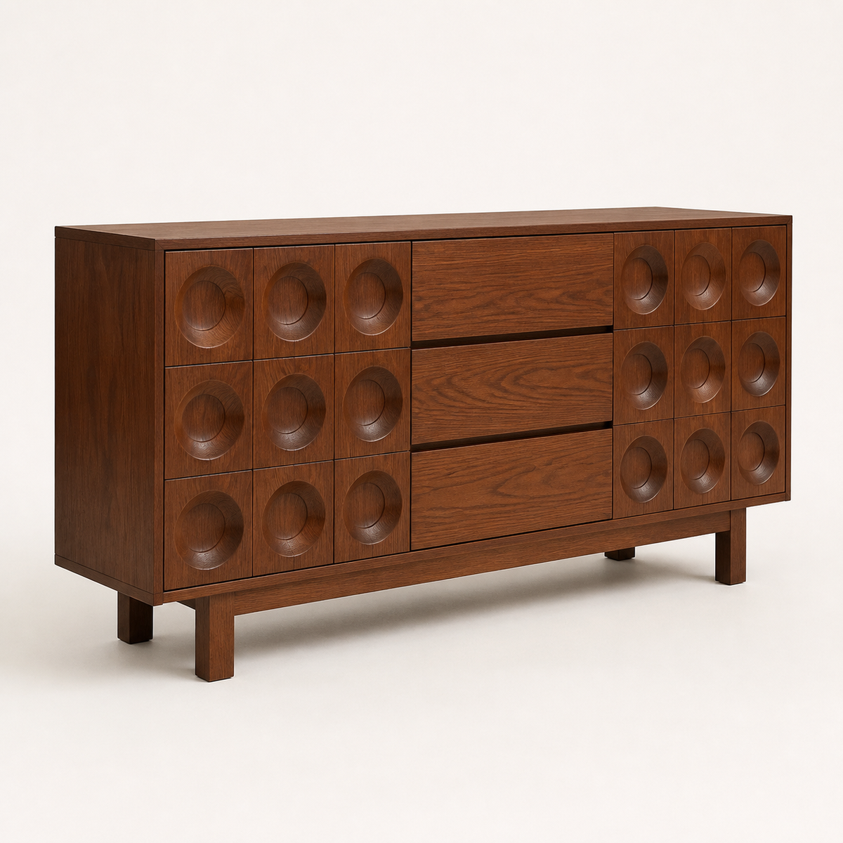 Arc Display Cabinet — side view