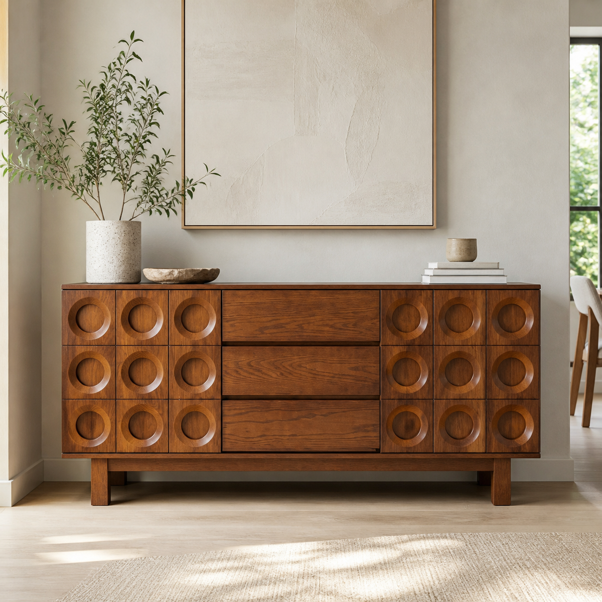 Arc Display Cabinet — styled interior scene