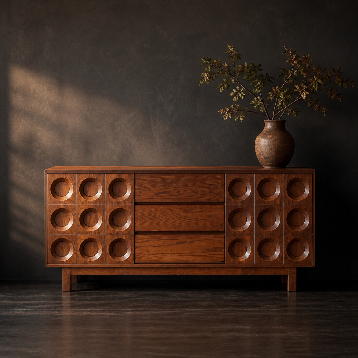 Arc Display Cabinet — lifestyle interior scene