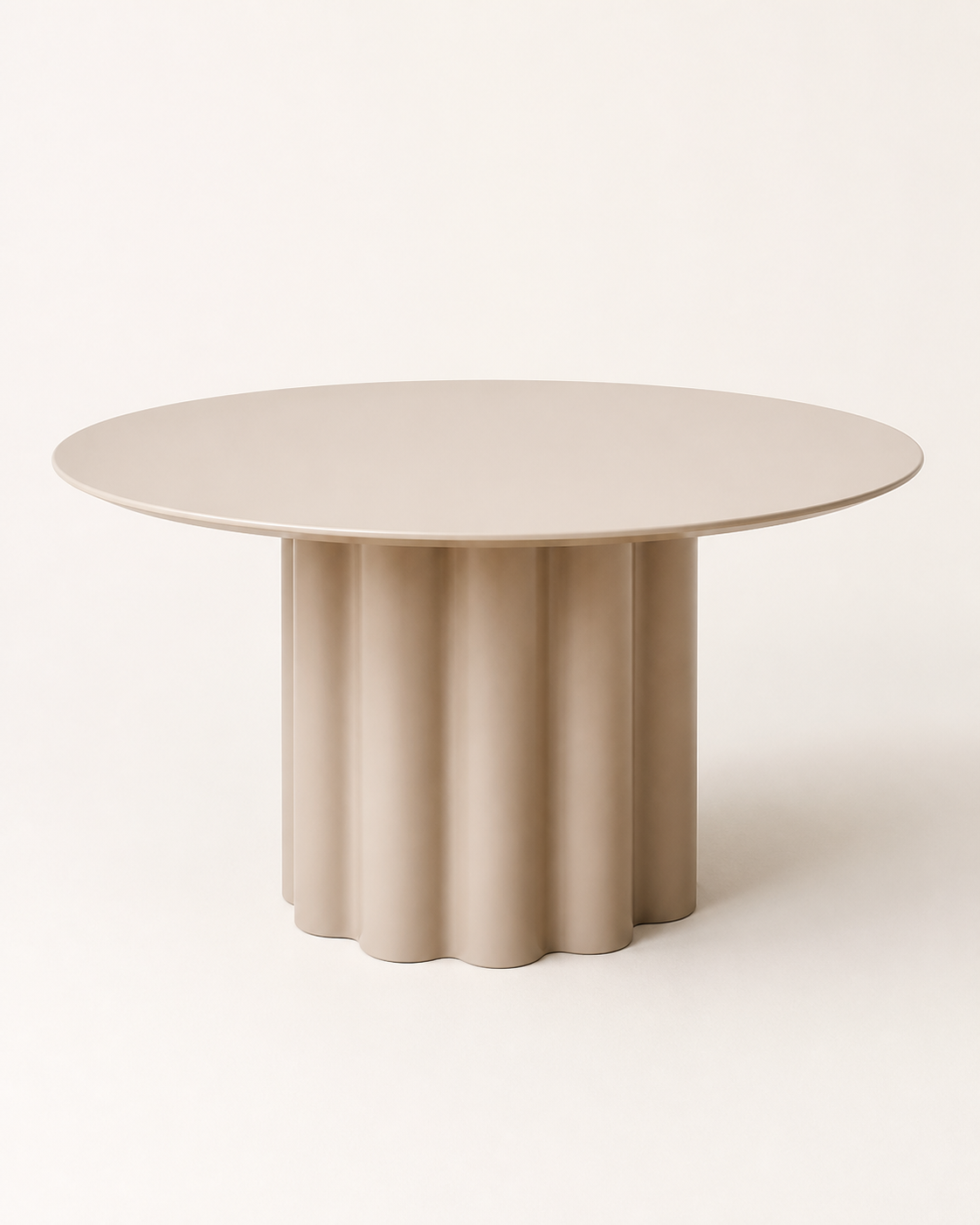 Arc Round Dining Table — back view