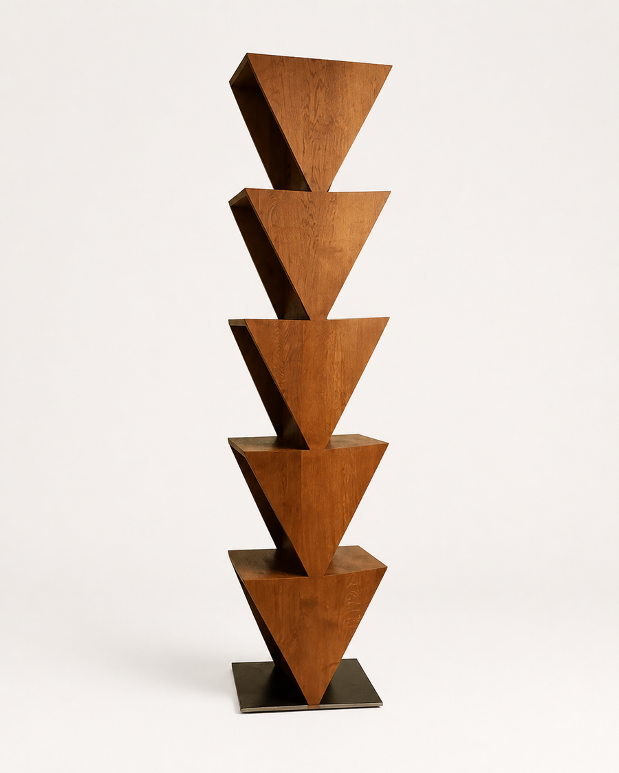 Arc Shelving Unit — front view