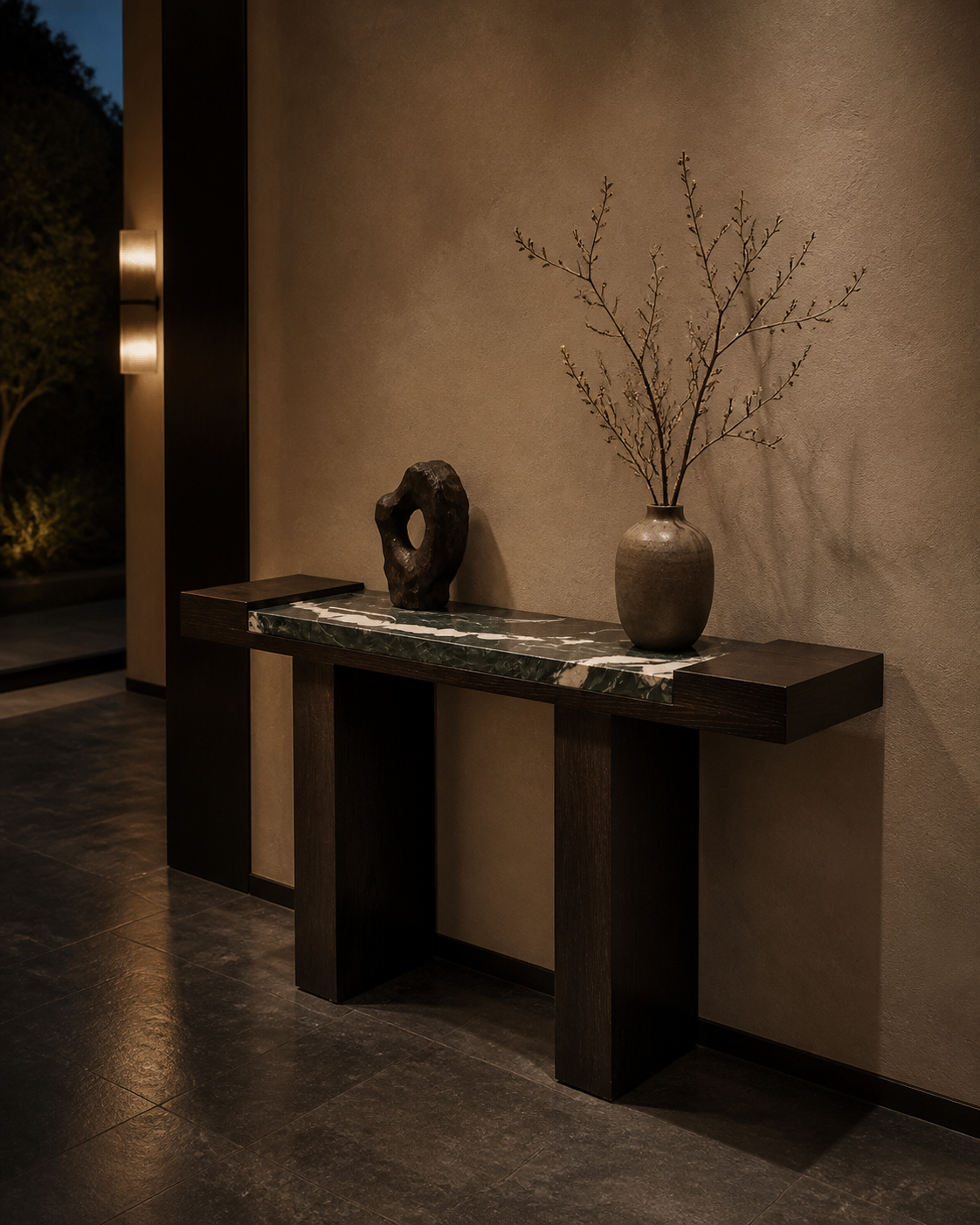 Aster Console Table — lifestyle interior scene