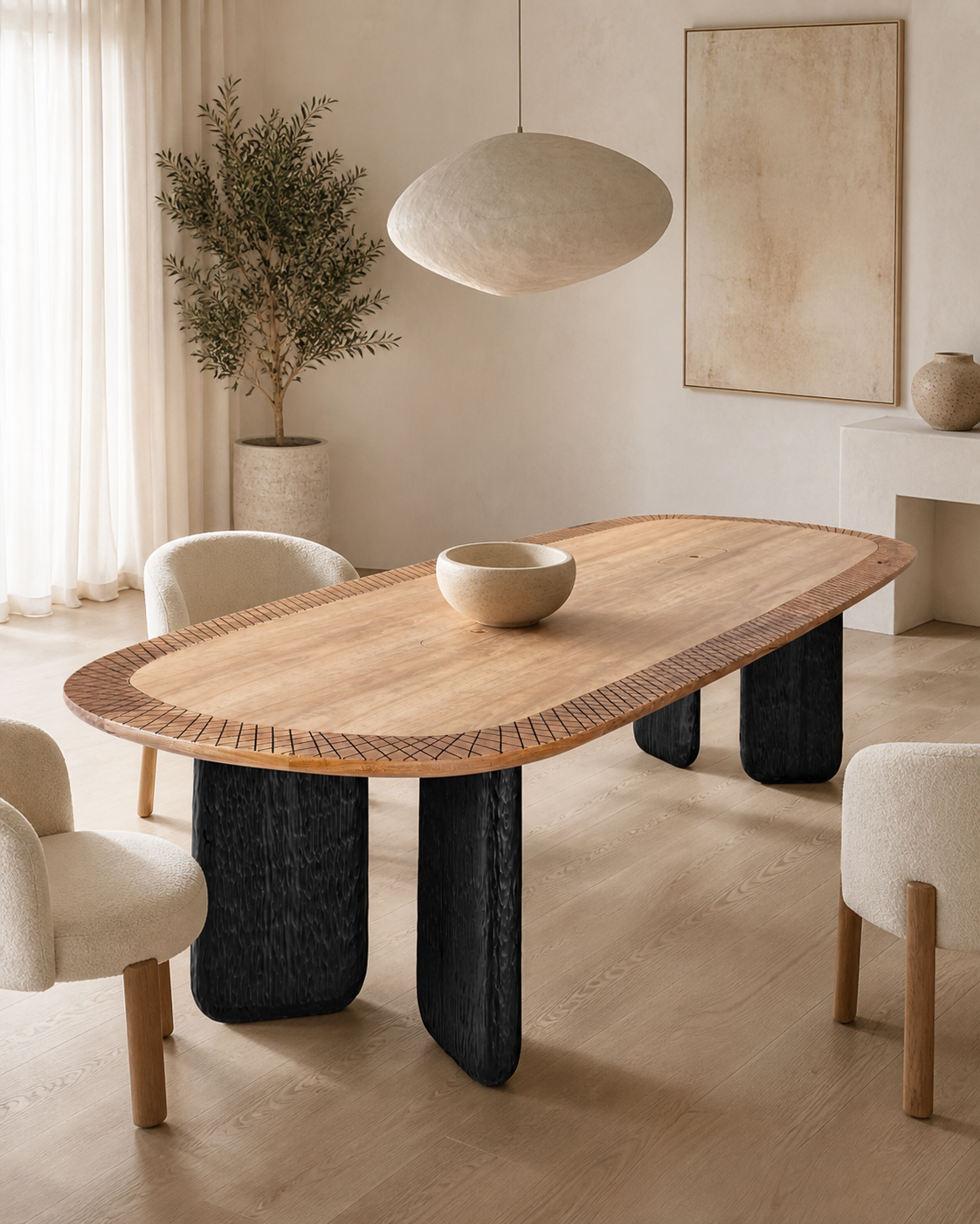 Aster Dining Table — styled interior scene