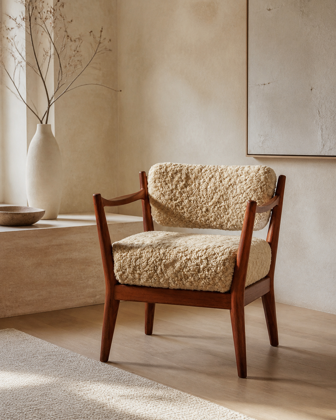 Aster Lounge Chair — styled interior scene