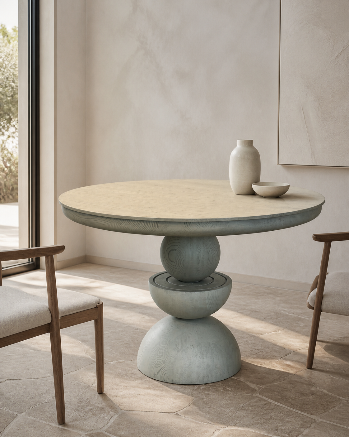 Aster Round Dining Table — styled interior scene