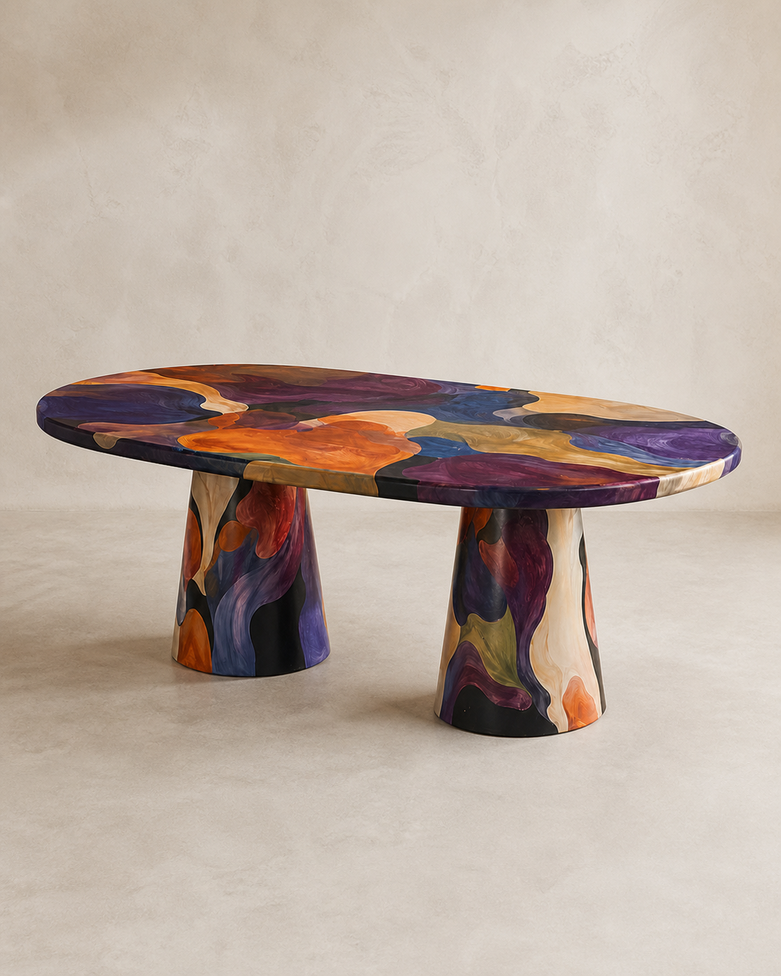 Chroma Oval Dining Table — clean studio product view