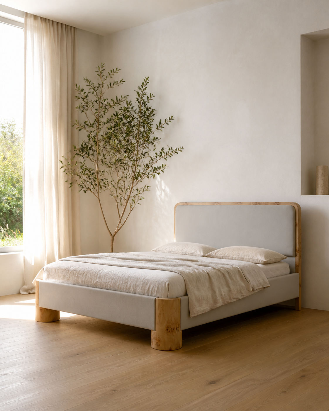 Cove Bed — styled interior scene