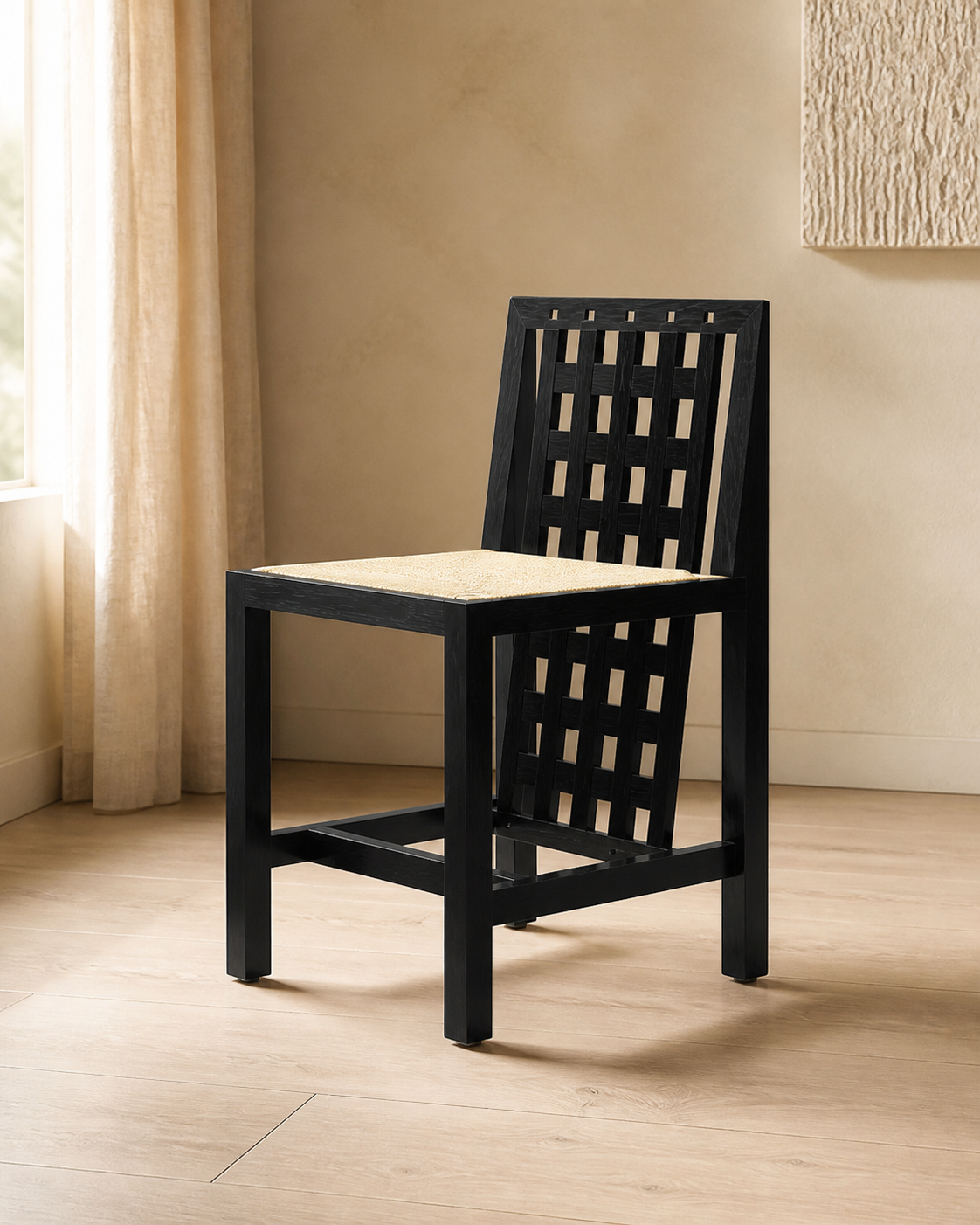 Cove Cane Chair — styled interior scene