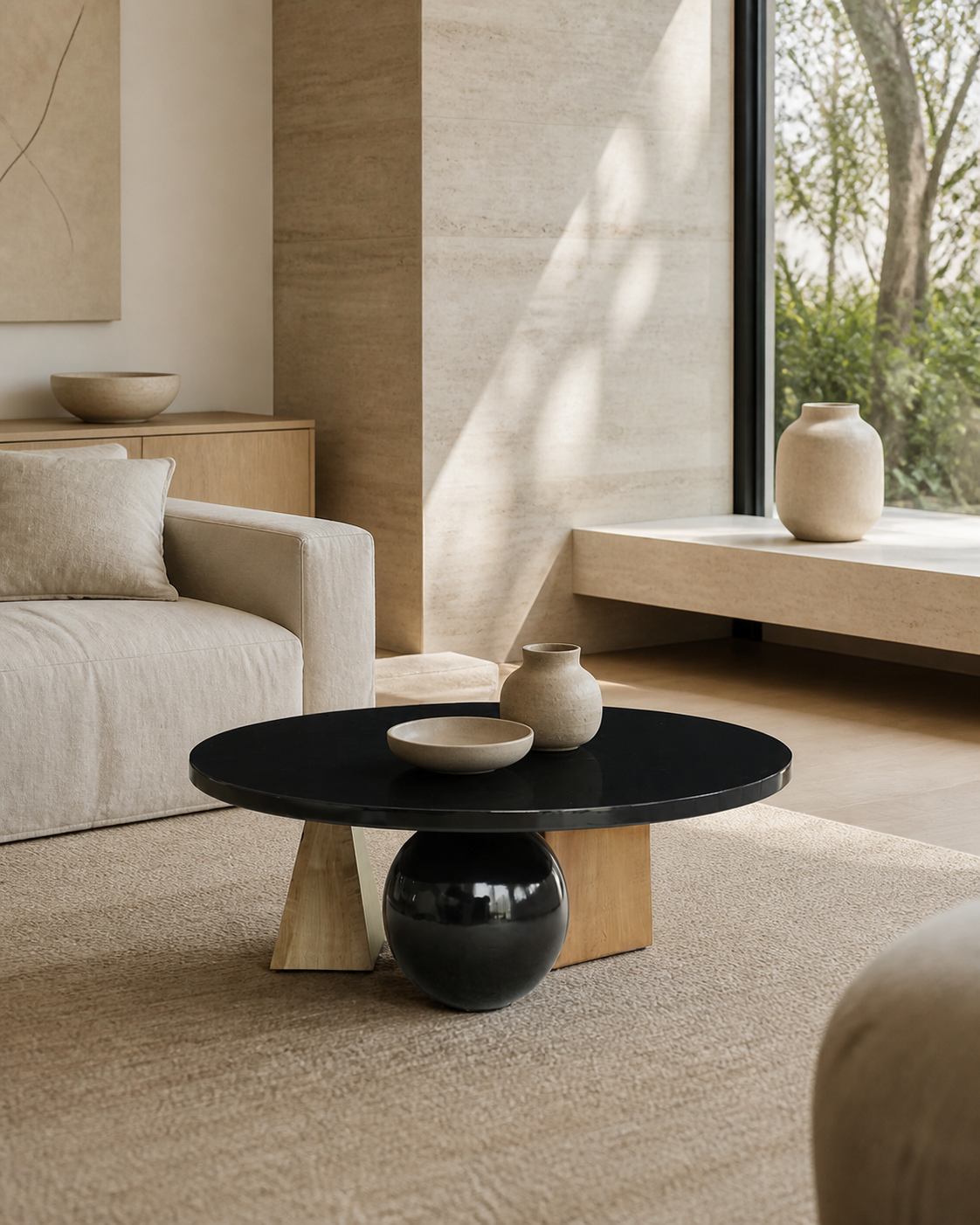Cove Coffee Table — styled interior scene