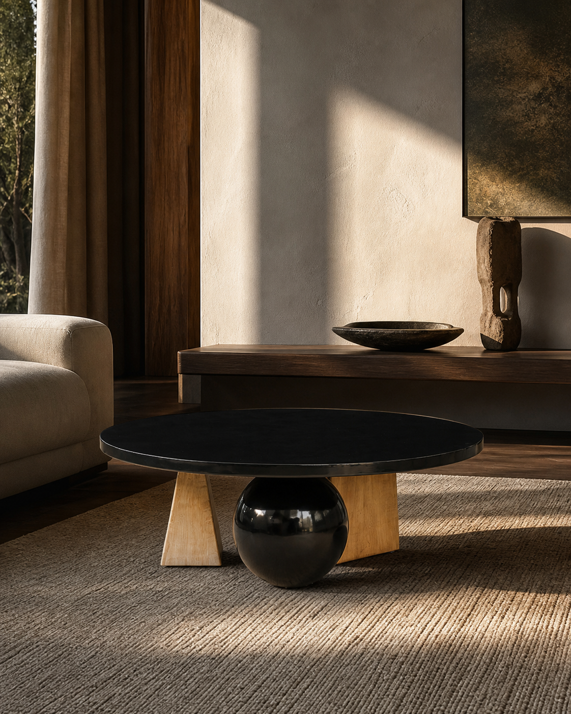 Cove Coffee Table — lifestyle interior scene