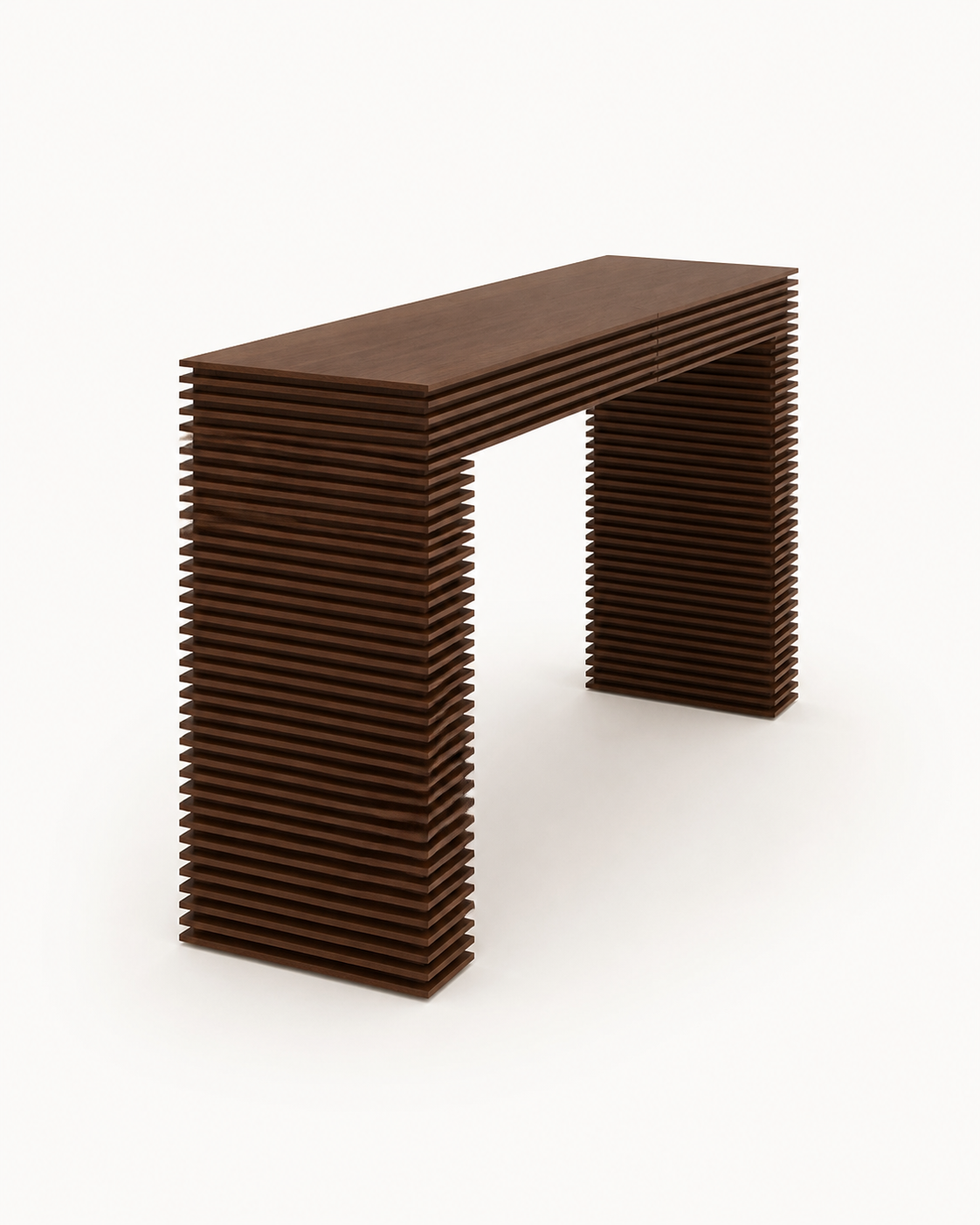 Cove Console Table — side view