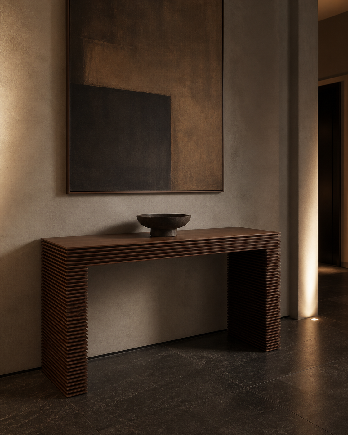 Cove Console Table — lifestyle interior scene