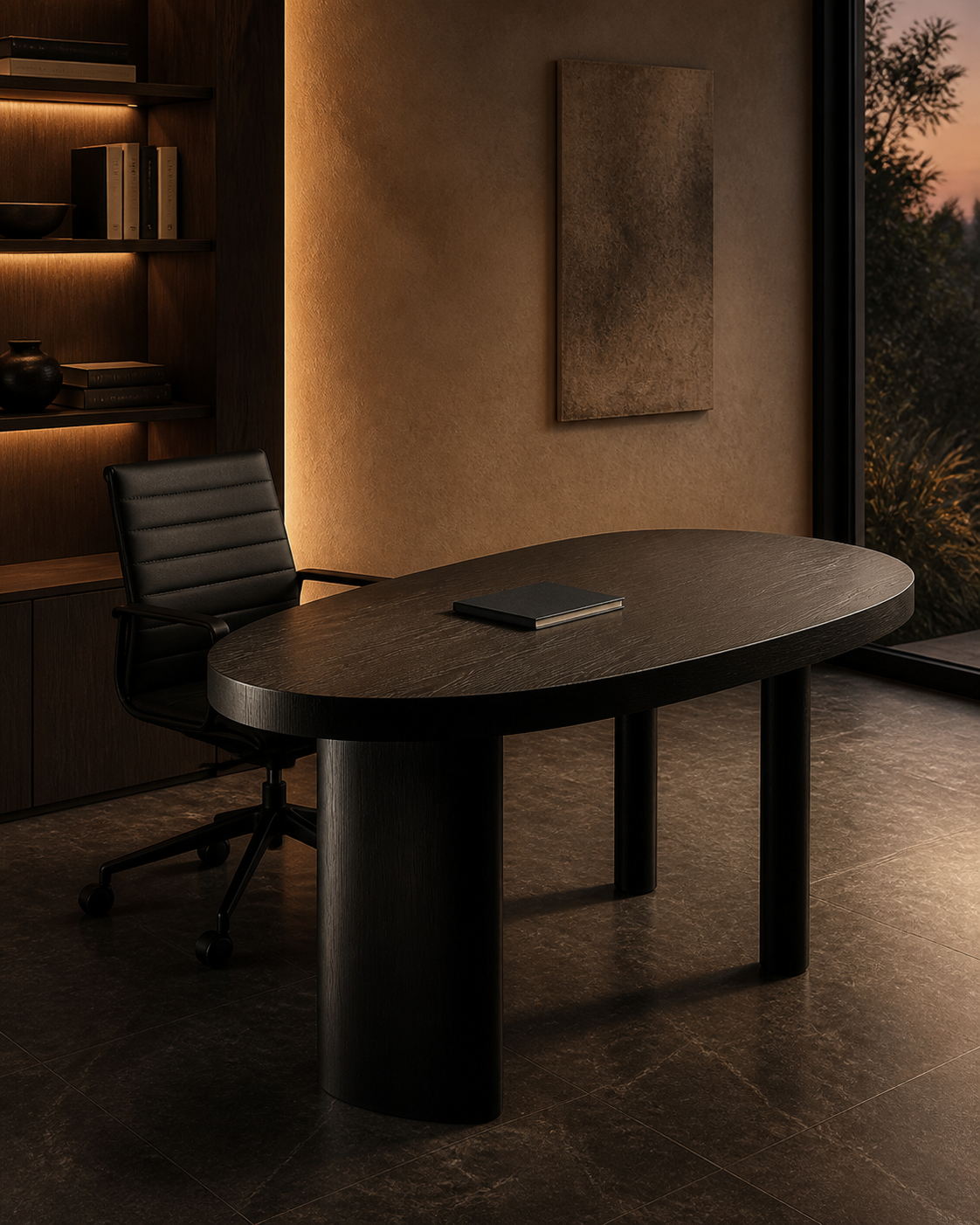 Cove Desk — lifestyle interior scene
