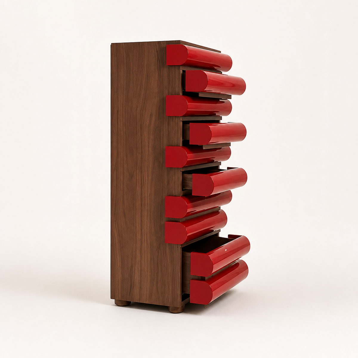Cove Display Cabinet — side view