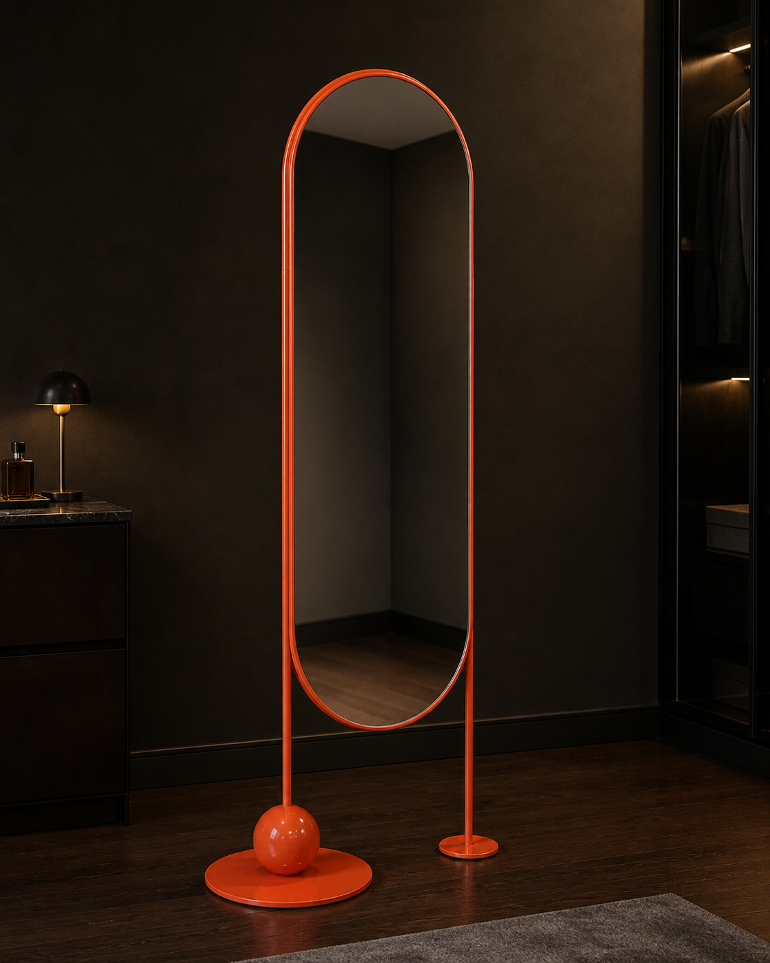 Cove Mirror — lifestyle interior scene