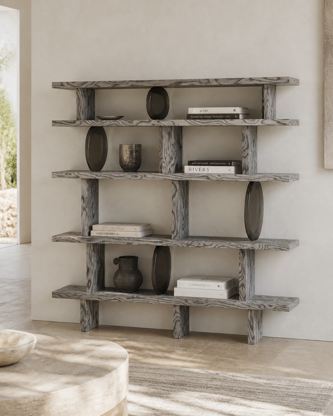 Cove Shelving Unit — styled interior scene