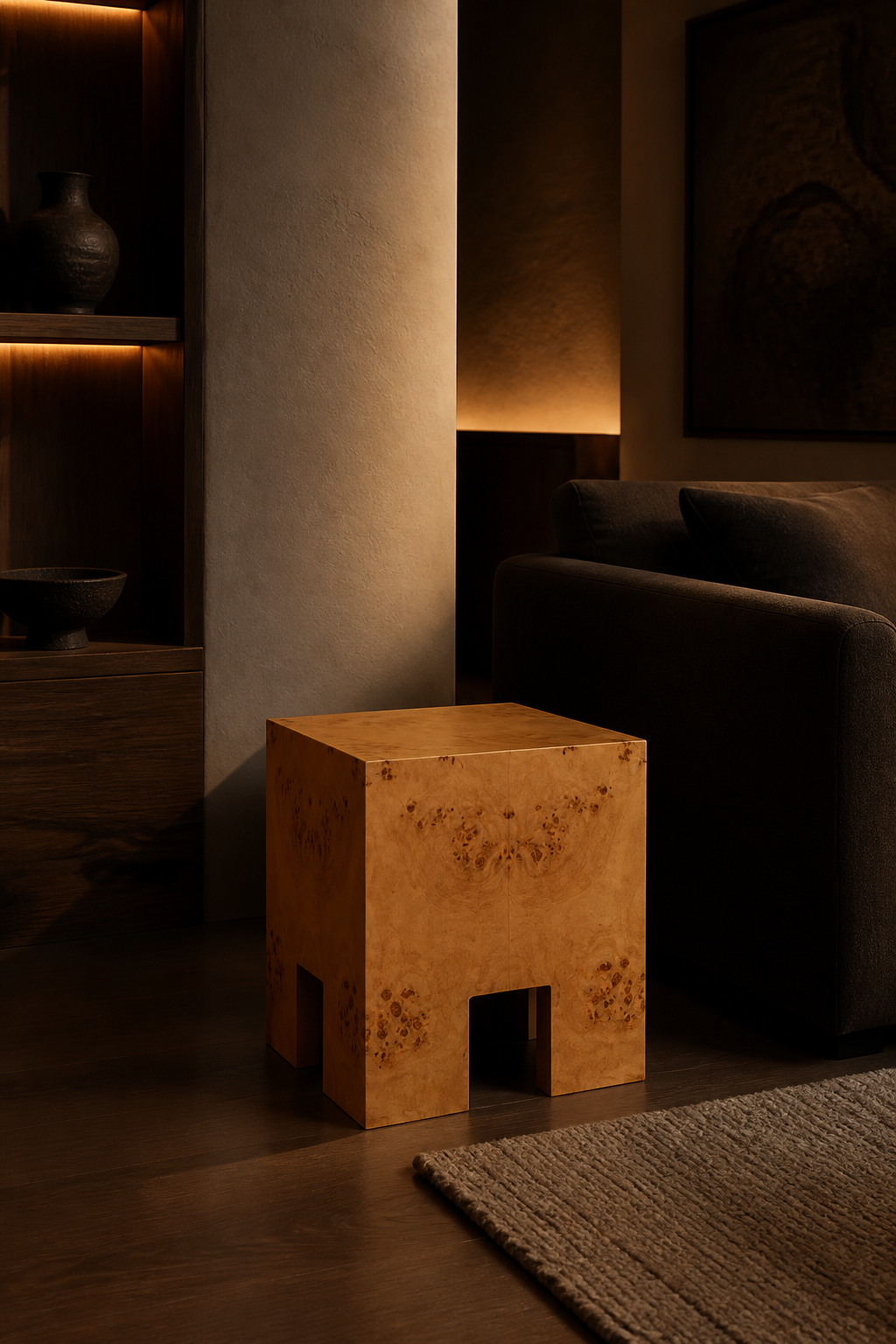 Cove Side Table — lifestyle interior scene