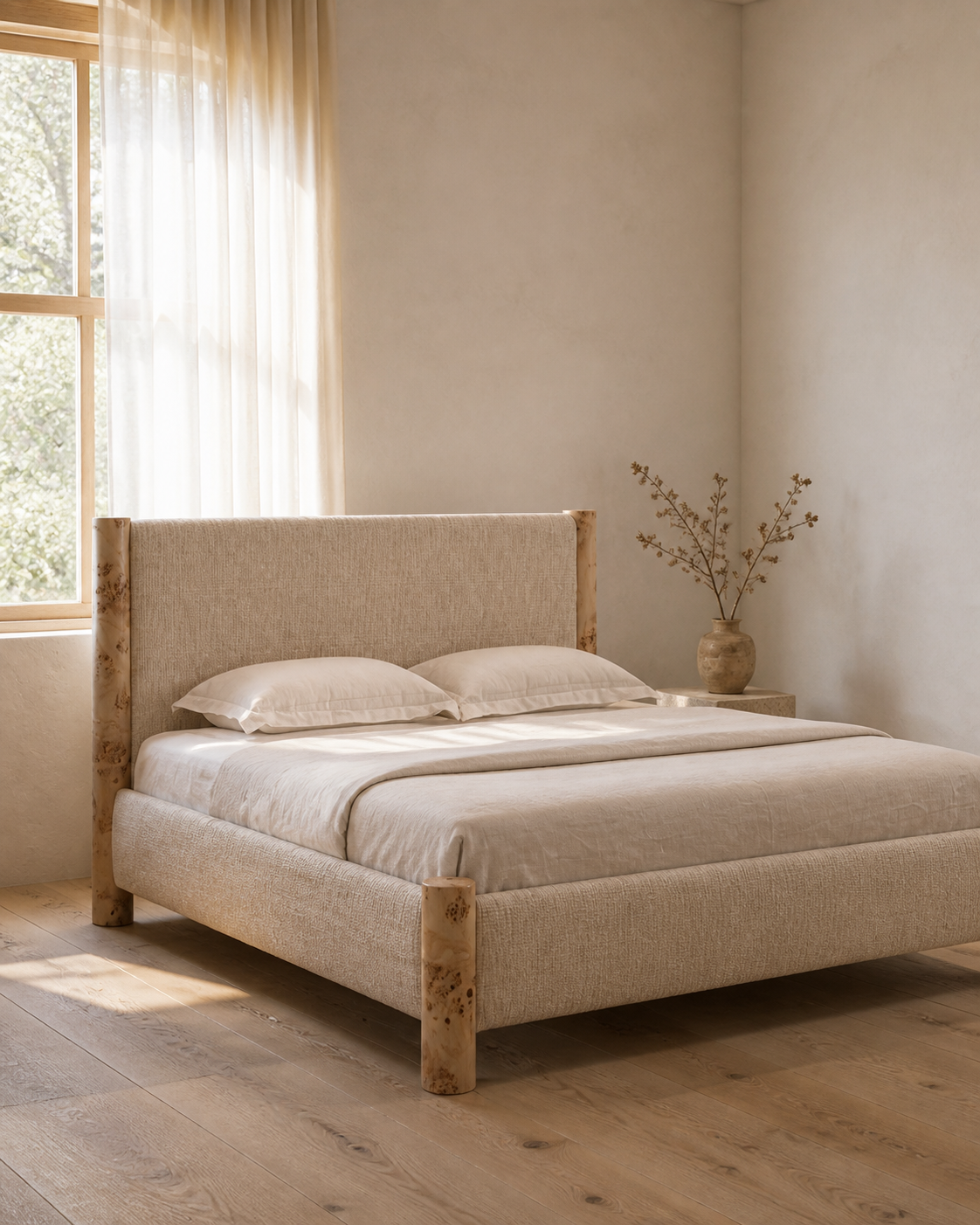 Frame Bed — styled interior scene
