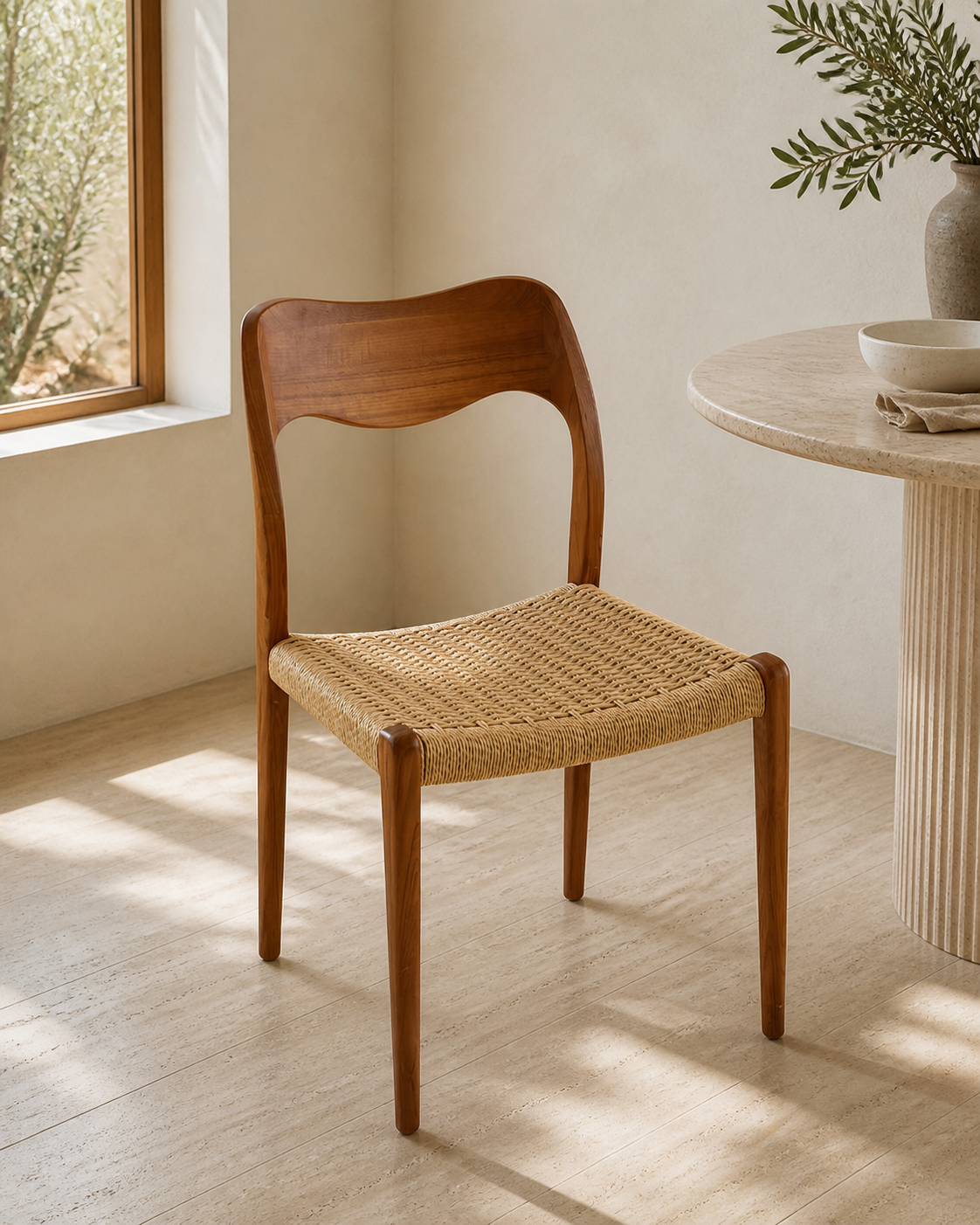 Frame Cane Chair — styled interior scene