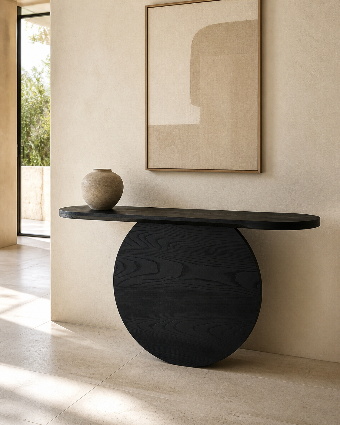Frame Console Table — styled interior scene