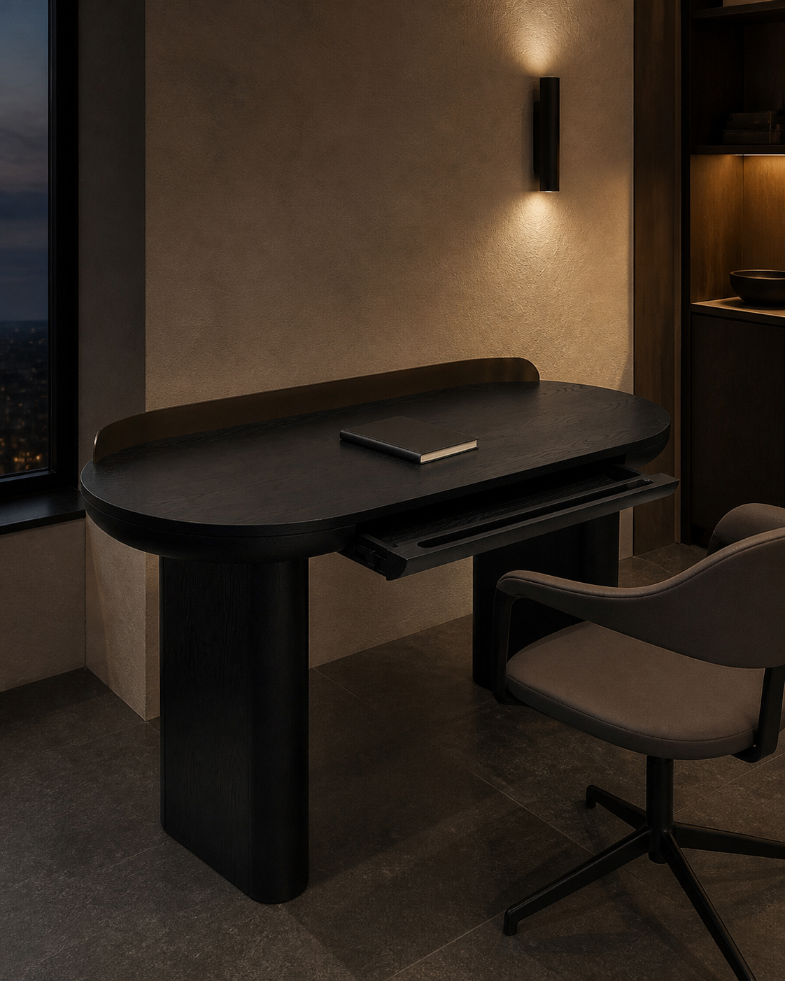 Frame Desk — lifestyle interior scene