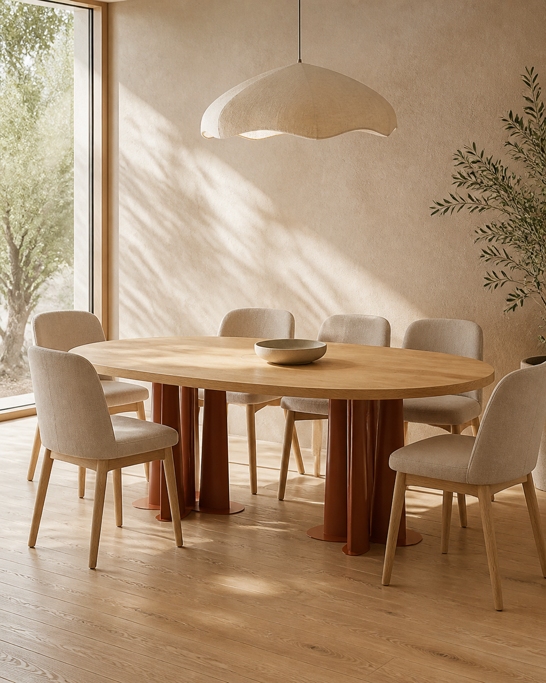 Frame Dining Table — styled interior scene