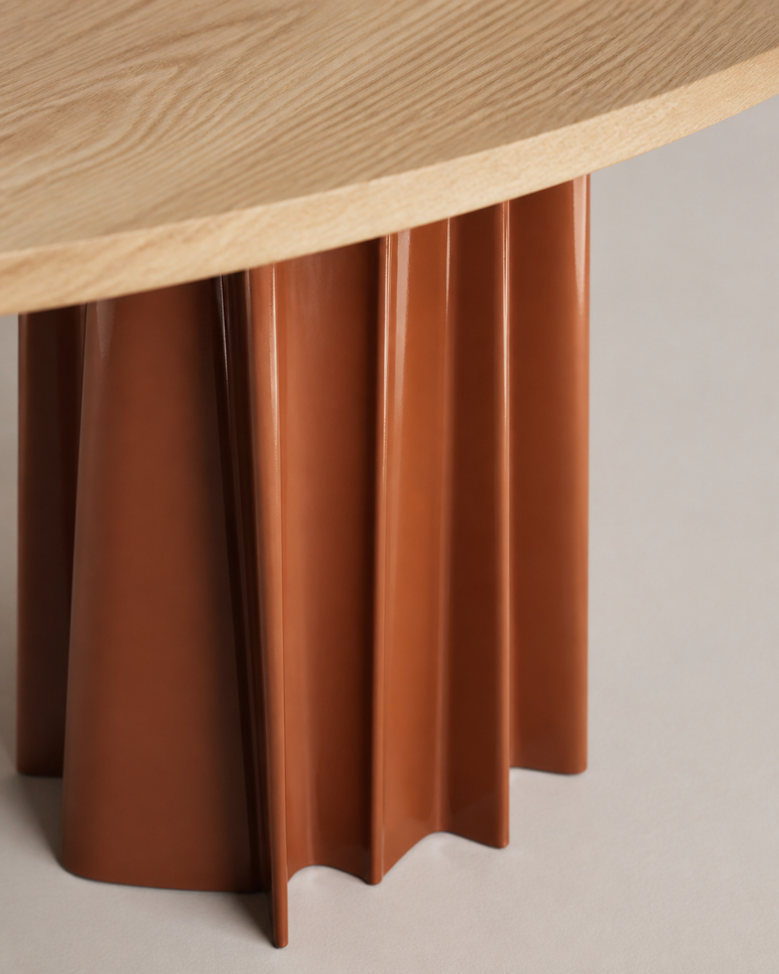 Frame Dining Table — material detail