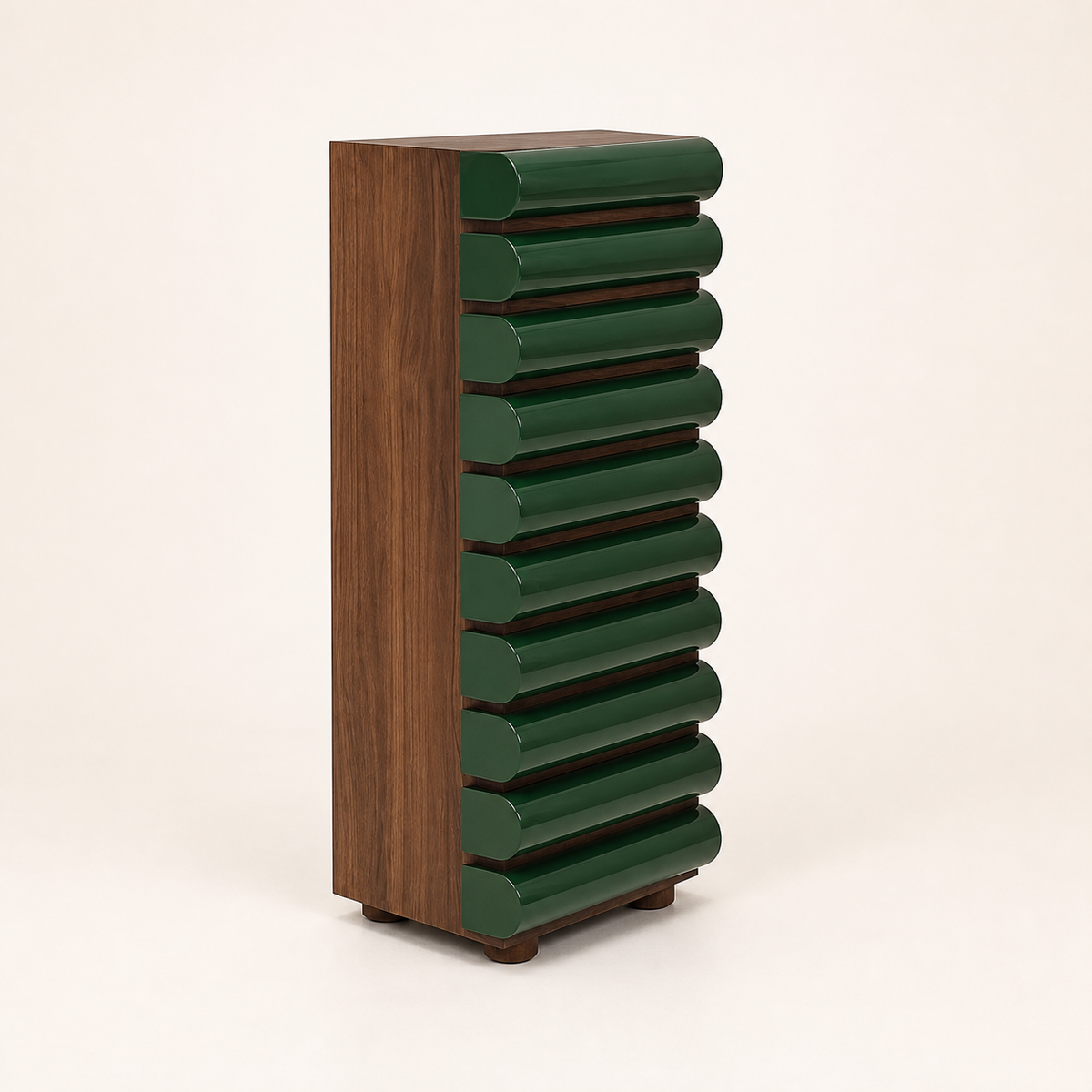 Frame Display Cabinet — side view