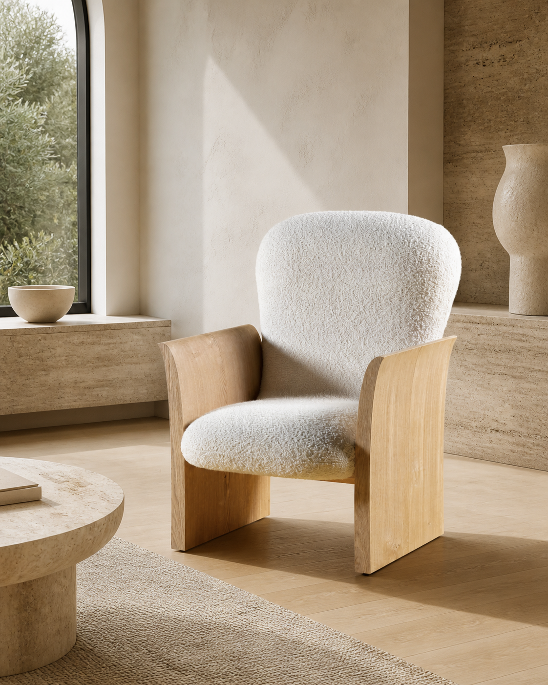 Frame Lounge Chair — styled interior scene