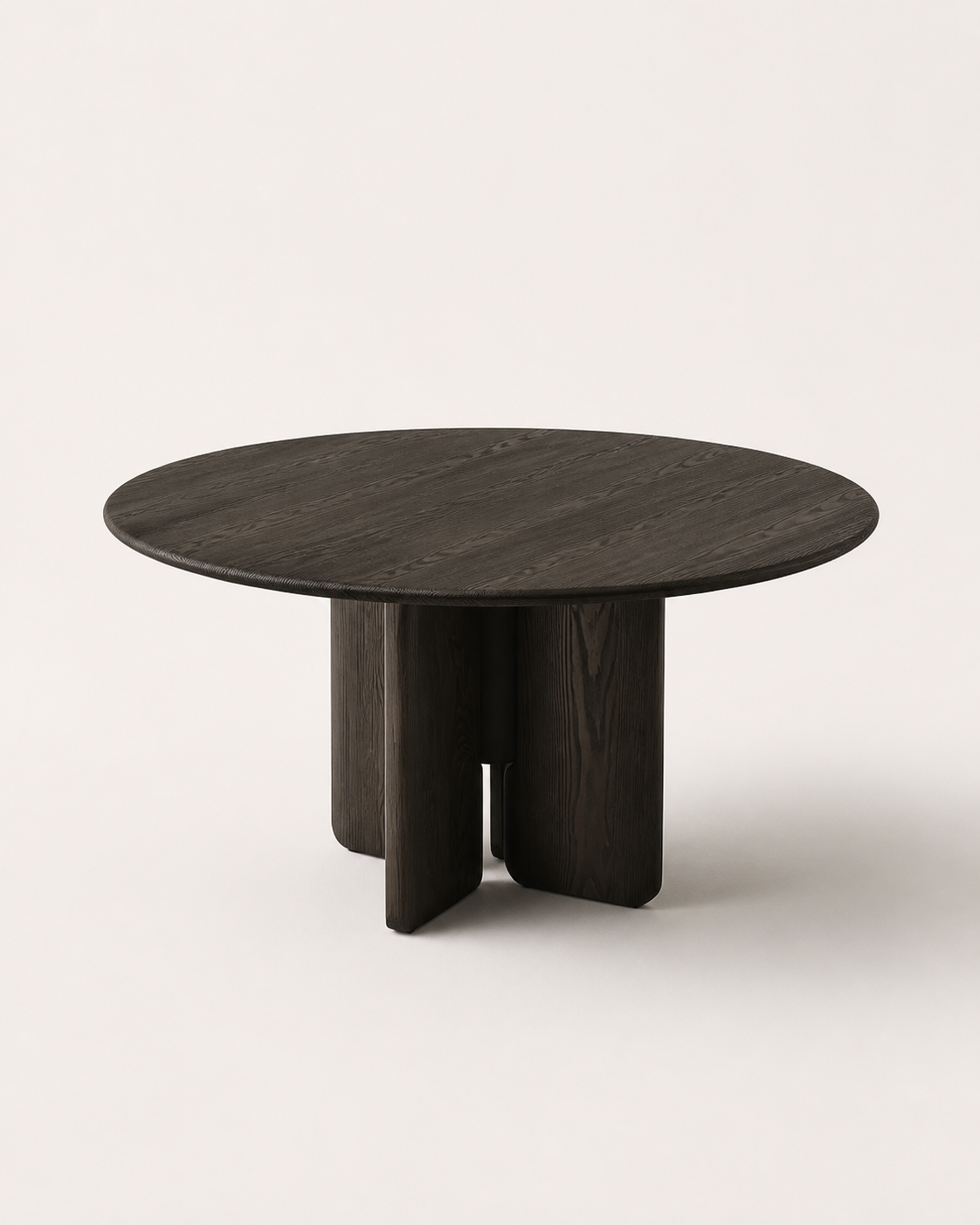 Frame Round Dining Table — back view