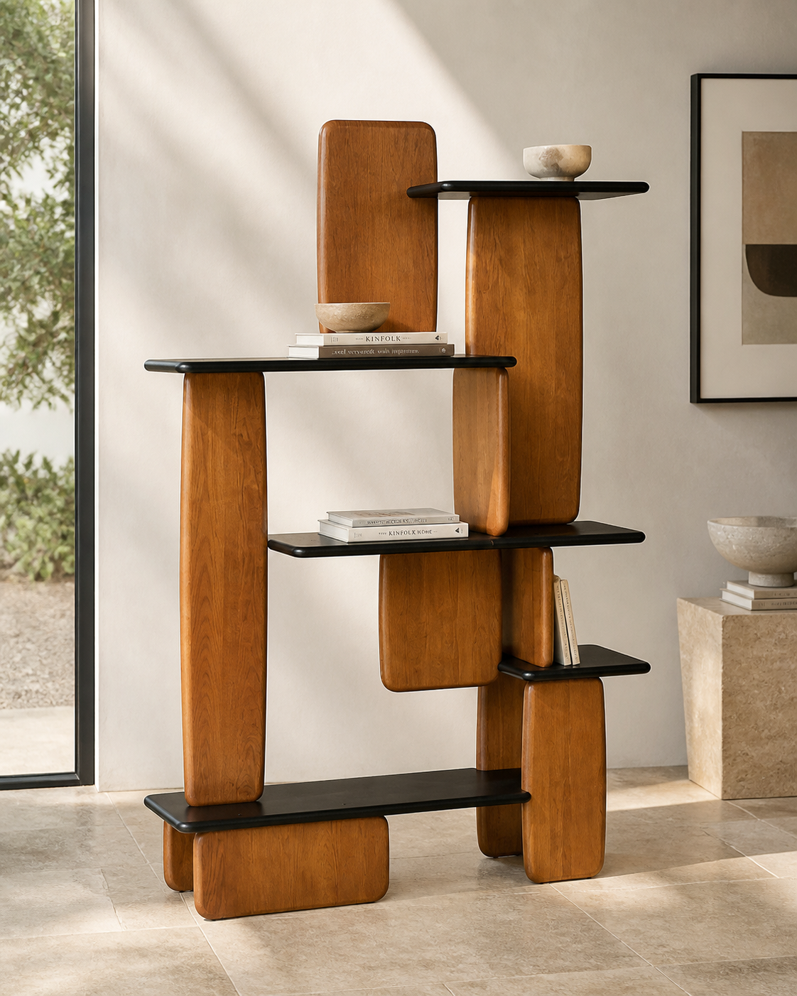 Frame Shelving Unit — styled interior scene