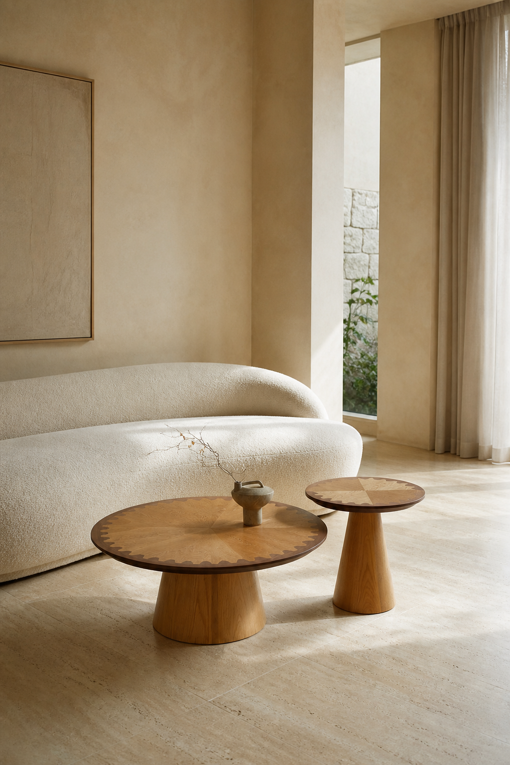 Frame Side Table — styled interior scene
