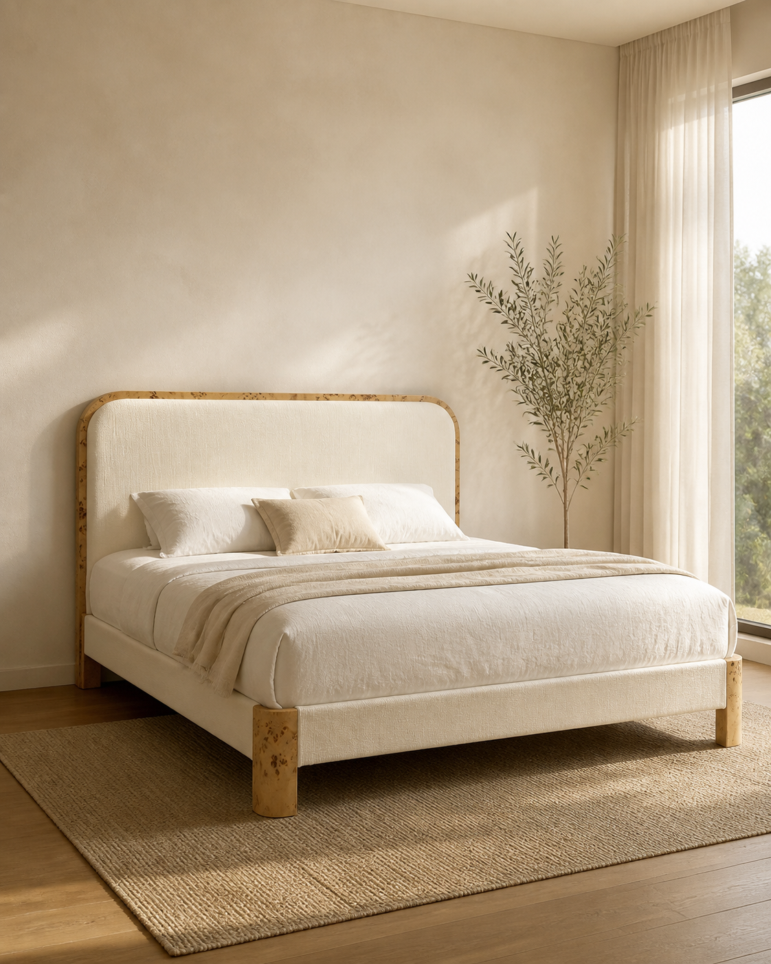 Halo Bed — styled interior scene