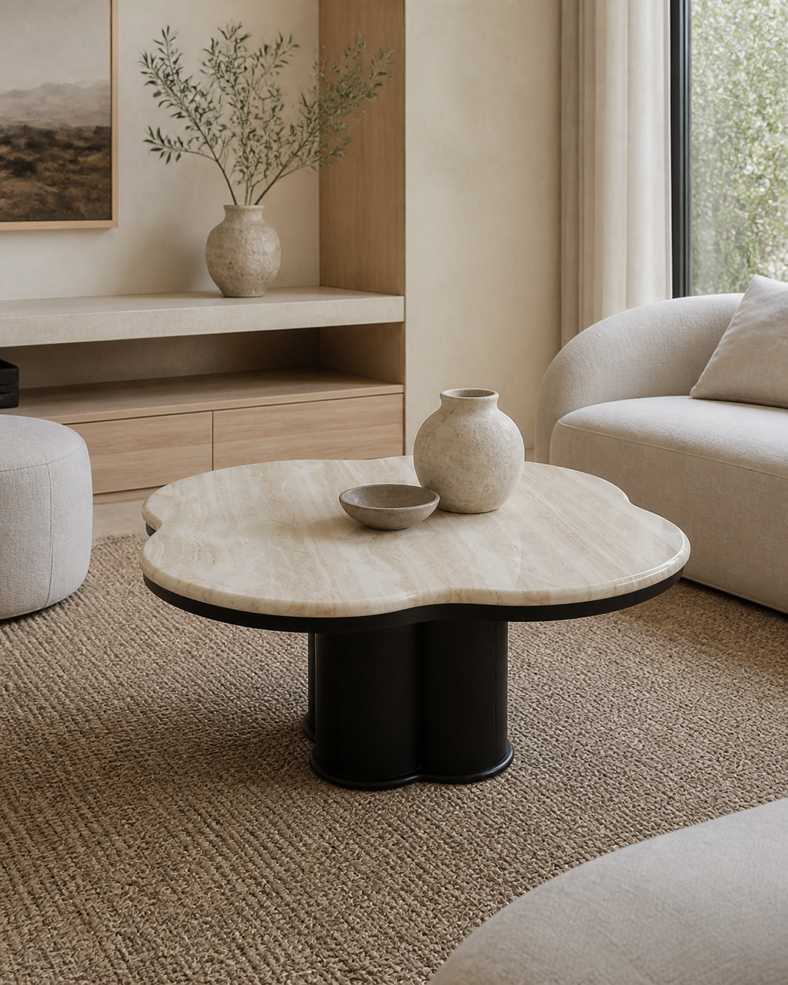 Halo Coffee Table — styled interior scene