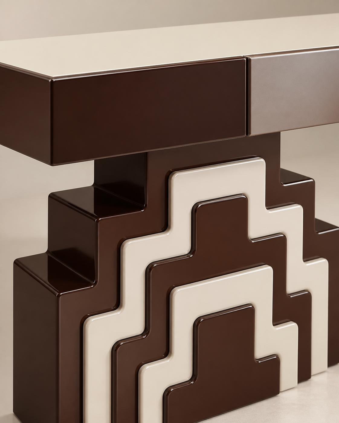 Halo Console Table — material detail