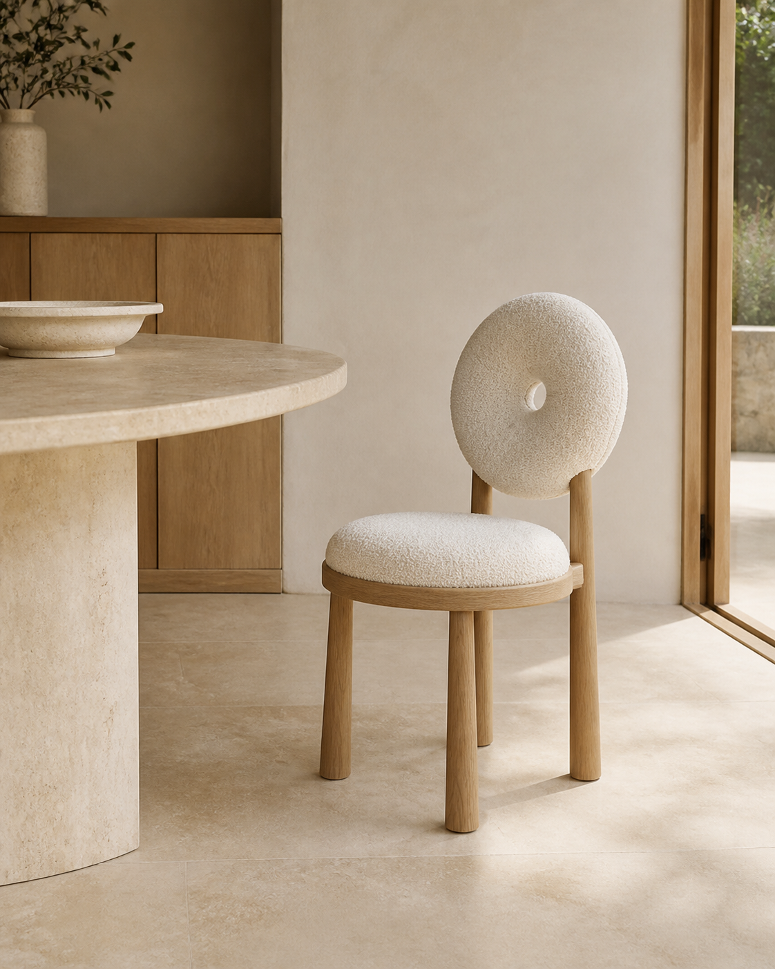 Halo Dining Chair — styled interior scene