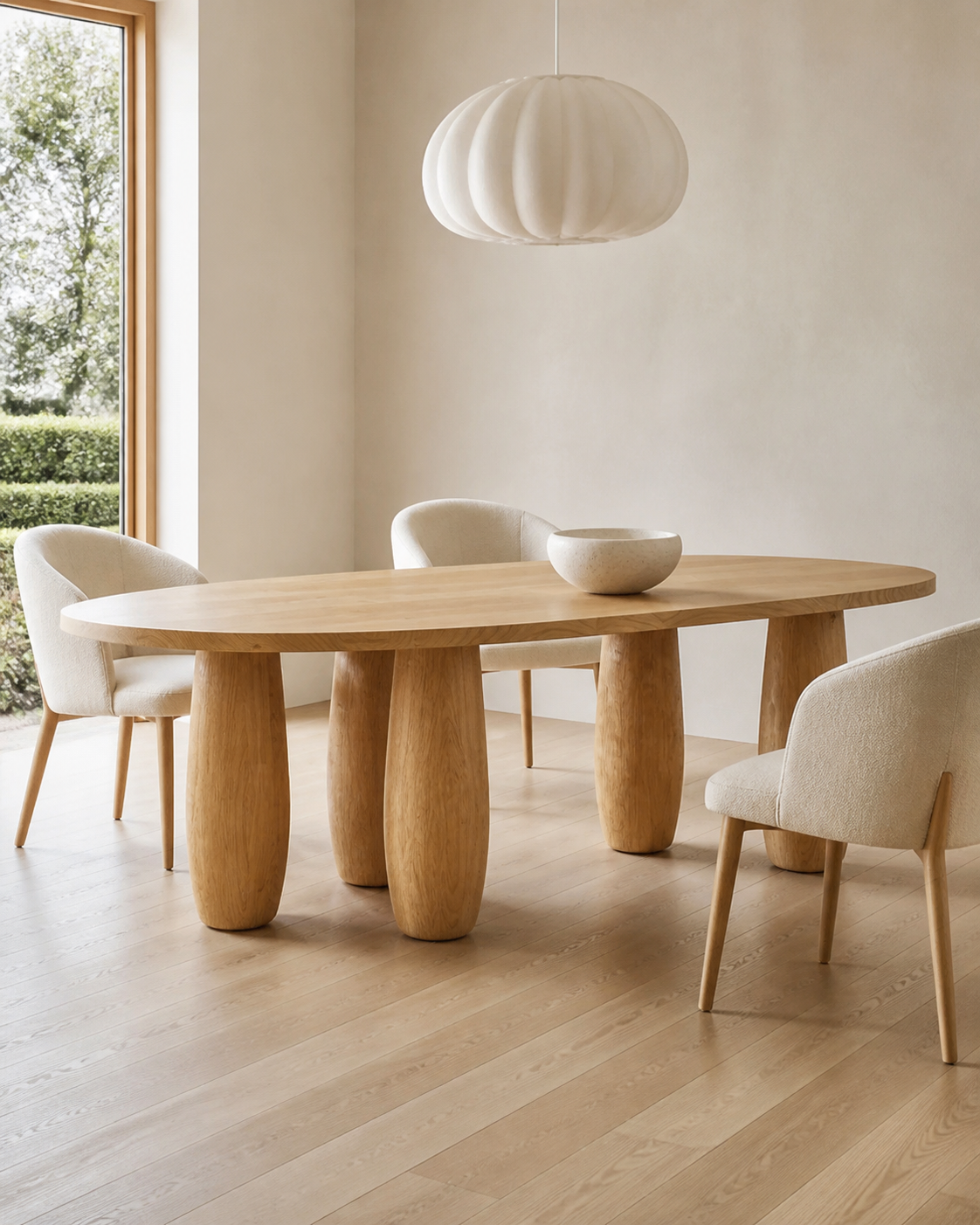 Halo Dining Table — styled interior scene