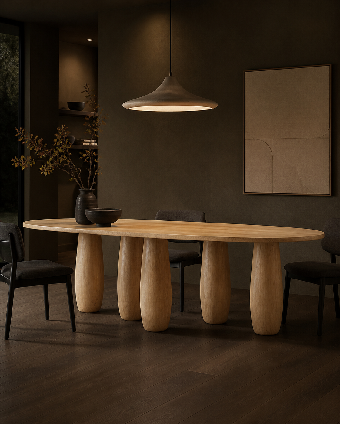 Halo Dining Table — lifestyle interior scene