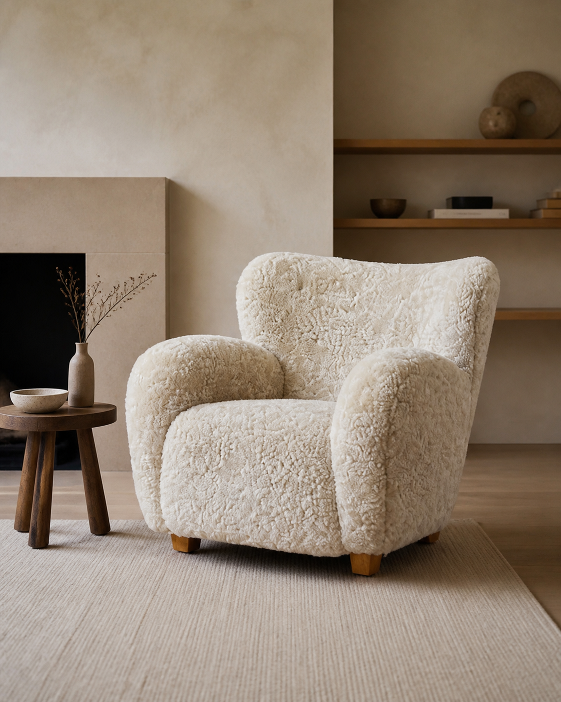 Halo Lounge Chair — styled interior scene