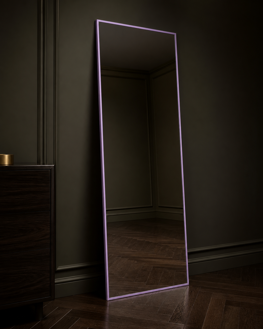 Halo Mirror — lifestyle interior scene