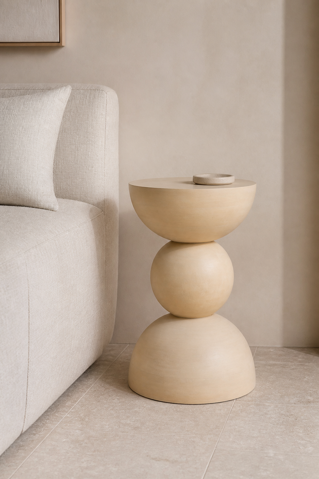 Halo Side Table — styled interior scene