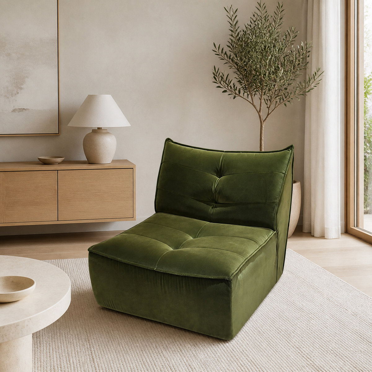 Halo Sofa — styled interior scene